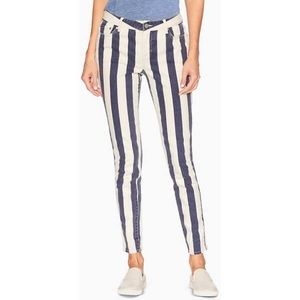 Vince Camuto Striped Colored Skinny Jeans